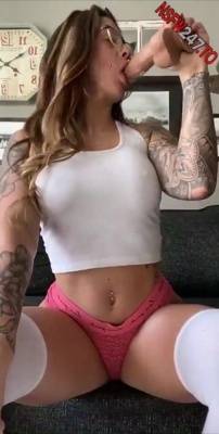 Dakota James show on couch snapchat premium xxx porn videos on leakfanatic.com