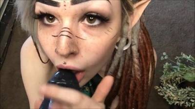 GoddessMonsoon Xar POV Wood elf BJ Facial porn videos on leakfanatic.com