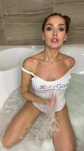 Luxury Girl OnlyFans - 15 April 2020 - Bath Tub Teasing on leakfanatic.com