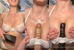 Christina Khalil Nude Shower Titty Fuck Video  on leakfanatic.com