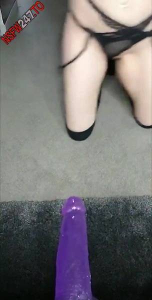 Just Violet dildo masturbating on the floor snapchat premium xxx porn videos on leakfanatic.com