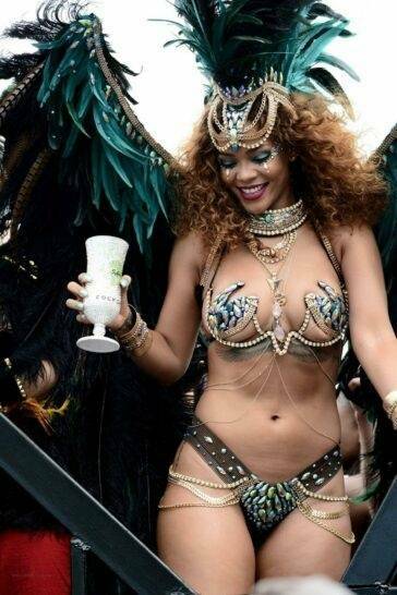 Rihanna Bikini Festival Nip Slip Photos  - Barbados on leakfanatic.com