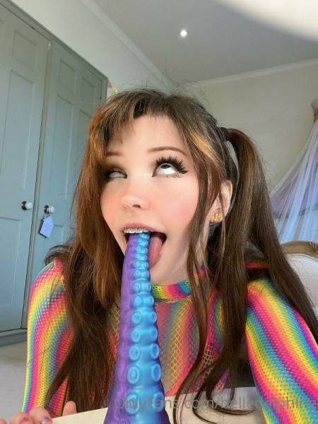 Belle Delphine Tentacle Dildo Blowjob  Set  on leakfanatic.com