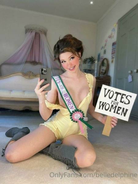 Belle Delphine Votes For Women  Set  on leakfanatic.com