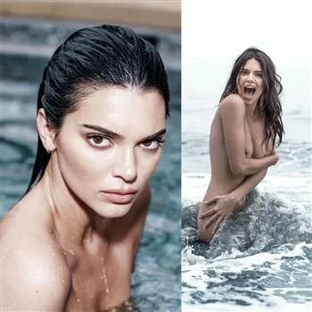 Kendall Jenner Nude Beach Photoshoot  on leakfanatic.com