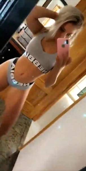 Paola Skye sexy in front of mirror view snapchat premium xxx porn videos on leakfanatic.com