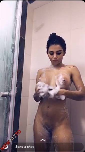 UnikornTV Latina shower masturbating snapchat premium xxx porn videos on leakfanatic.com