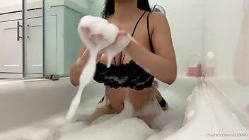 Destiny Fomo Patreon Nude Bubbles Black Porn XXX Videos  on leakfanatic.com