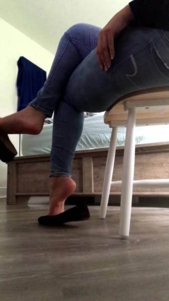 Fetishxqueen watch my high arched soles as i dangle these flats xxx onlyfans porn videos on leakfanatic.com