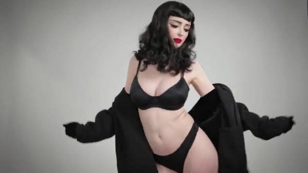 Kristen Lanae  Twitch Black Lingerie Nude Video on leakfanatic.com