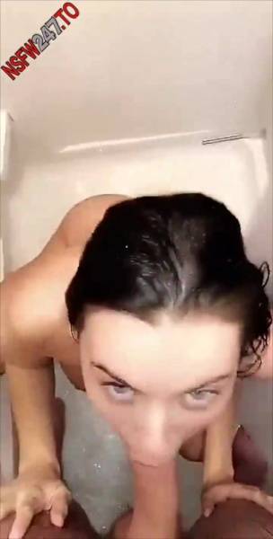 Lana Rhoades shower blowjob & sex show snapchat premium xxx porn videos on leakfanatic.com