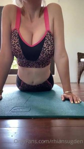 Rhian Sugden Nude Workout  Video  on leakfanatic.com