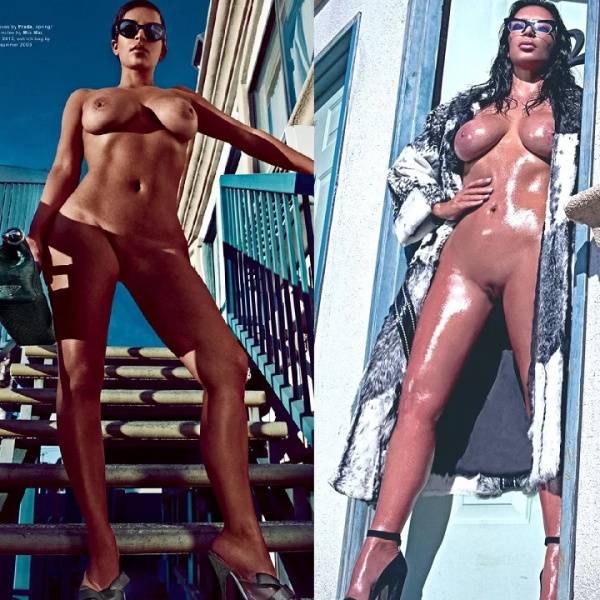 Kim Kardashian Nudes Fashion Magazine Photoshoot  on leakfanatic.com