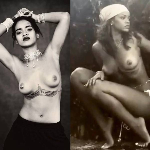 Rihanna Modeling Photoshoot Nudes  on leakfanatic.com
