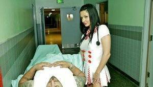 Glamorous Aletta Ocean is laid at the doctor's and fucked hard on leakfanatic.com