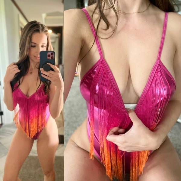 Christina Khalil Shiny Swimwear Onlyfans Set  - Usa on leakfanatic.com