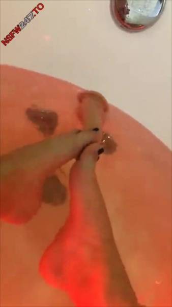 Dulce Maria foot licking fetish snapchat premium xxx porn videos on leakfanatic.com