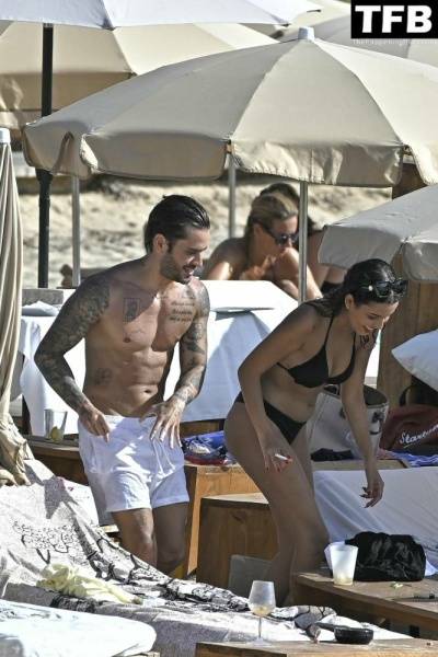 Rodri Fuertes Enjoys a Day with a Girl on the Beach in Ibiza on leakfanatic.com