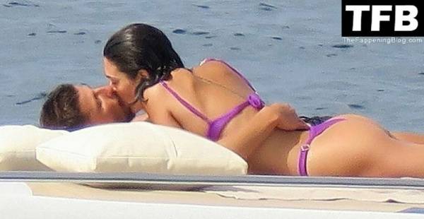 Ruben Dias Packs on the PDA with a Mysterious Scantily-Clad Woman on a Boat in Formentera on leakfanatic.com