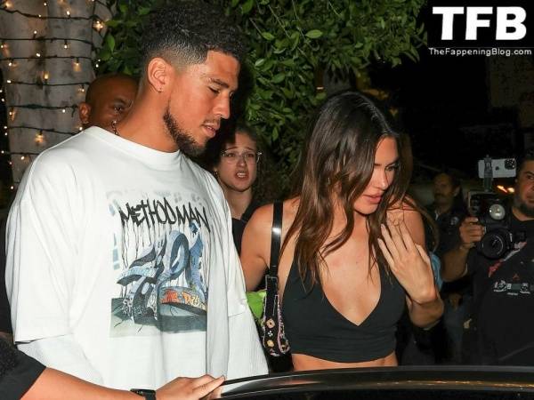 Kendall Jenner & Devin Booker Arrive at Catch Steak in WeHo on leakfanatic.com