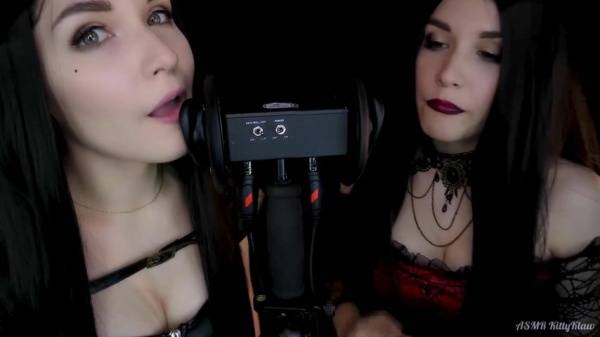 KittyKlaw ASMR - Vampire hunter ear licking on leakfanatic.com