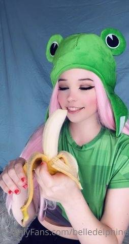 Belle Delphine NEW - Eating Banana - 23 December 2020 on leakfanatic.com