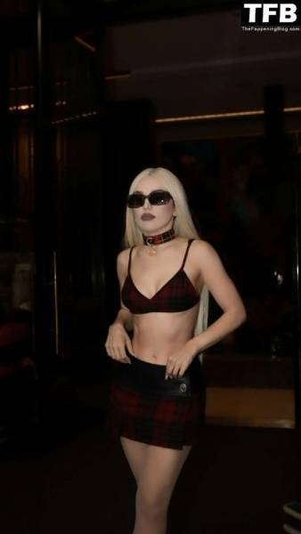 Ava Max Poses Outside of the Coach Fashion Show in New York - New York on leakfanatic.com