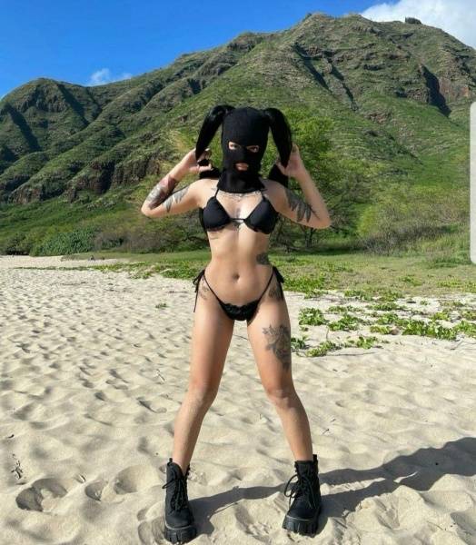 Bella Poarch Bikini Beach Mask Set  - Usa on leakfanatic.com