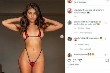 Violet Summers Nude Lesbian Porn Video Public on leakfanatic.com