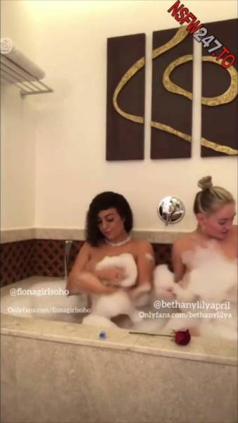 Beth Lily bathtub show onlyfans porn videos on leakfanatic.com