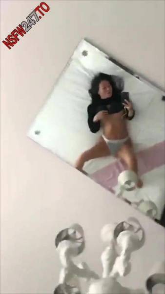 Asa Akira playing on bed snapchat premium 2019/11/13 porn videos on leakfanatic.com