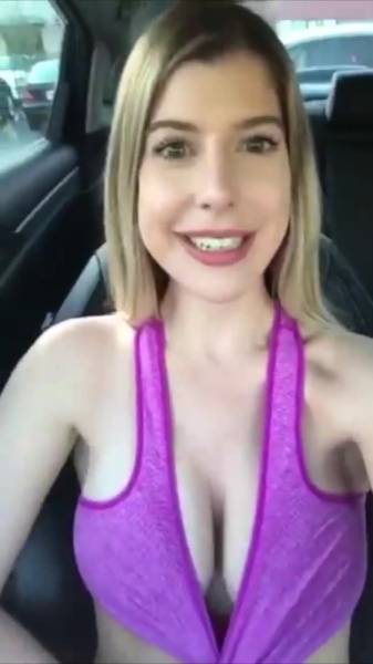 Andie Adams public parking pussy fingering in car snapchat premium xxx porn videos on leakfanatic.com