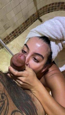 Lena The Plug - Real Blowjob After Bath on leakfanatic.com