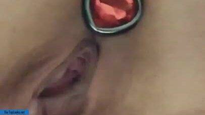 Chippylipton  Snapchat Masturbating with Butt Plug Porn Video on leakfanatic.com