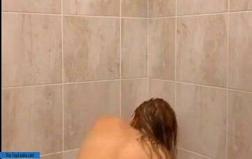 Sexy Therealbrittfit Nude Shower Dildo Fuck Onlyfans Video on leakfanatic.com