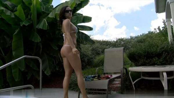 Ashley Sinclair Nude G-String Strip POV Video Leaked on leakfanatic.com