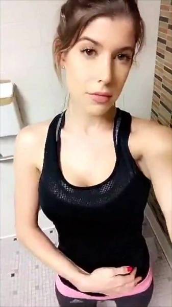 Andie Adams after workout masturbating snapchat premium xxx porn videos on leakfanatic.com