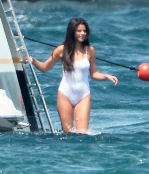 Selena Gomez See-Through One-Piece Set Leaked - Usa on leakfanatic.com