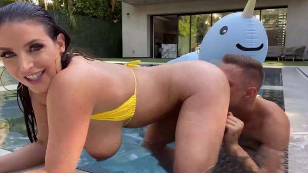 Angela White Underwater And Pool Sex with Alex Mack on leakfanatic.com