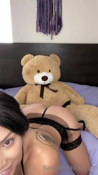 Maddy Belle Nude Teddy Bear Sex OnlyFans Video Leaked on leakfanatic.com