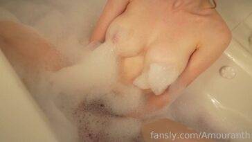 Amouranth Nude Bathtub Vibrator Fansly Video Leaked on leakfanatic.com