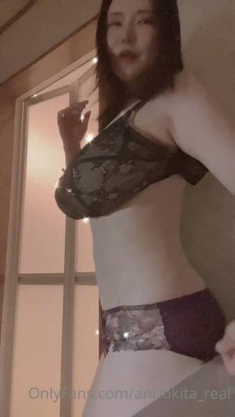 Anri Okita Lingerie Strip Tease Onlyfans Video Leaked on leakfanatic.com