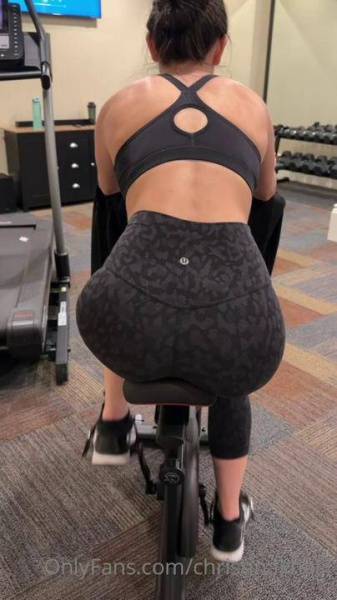 Christina Khalil Gym Ass Leggings Strip Onlyfans Video Leaked on leakfanatic.com