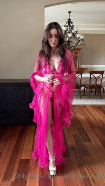 Christina Khalil Pink Micro Bikini PPV Onlyfans Video Leaked on leakfanatic.com