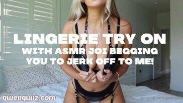 GwenGwiz ASMR JOI Try On Onlyfans photo Leaked on leakfanatic.com