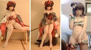 Nikumikyo Hokusai Nude Cosplayer Video on leakfanatic.com