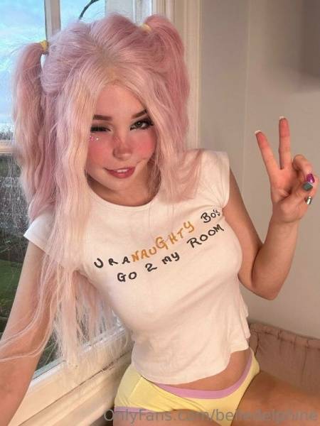 Belle Delphine Nude Naughty Wet T-Shirt Onlyfans Set Leaked on leakfanatic.com