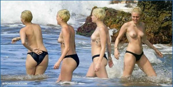 Miley Cyrus Nude Celebrity Tits Photos on leakfanatic.com