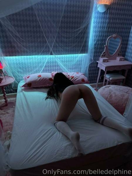 Belle Delphine Nude Cam Girl Bedroom Onlyfans Set Leaked on leakfanatic.com