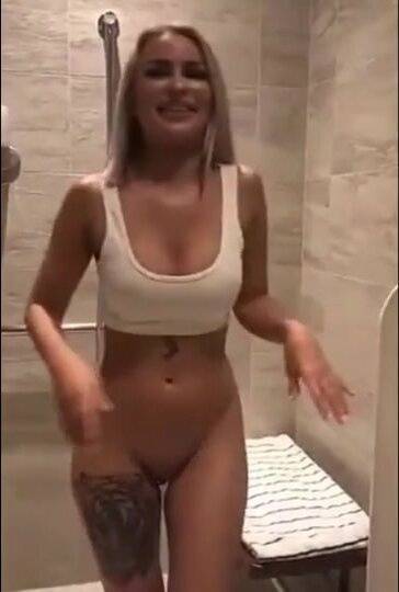LaynaBoo Masturbating In Shower Porn Video on leakfanatic.com